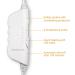 Medisana HU 662 Heat Under Bed Mattress Heater - 150x80 cm 6 Temperature Levels Overheat Protection Washable Automatic Switch-Off - Perfect for All Mattresses - Buy Online on GoSupps.com