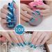 Wishwin Mirror Effect Nail Polish 8 Color UV LED Metallic Shiny Metal Nail Art Gels Nail Art Tool 18ml - Buy Online on GoSupps.com