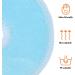 Artibetter Feeding Tube Accessories 28Pcs G Shape Absorbent Cotton Pads - Sky-blue - Buy Online on GoSupps.com