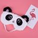 Ulbemoll Cute Panda Sleeping Mask - Soft Fluffy Plush Blindfold for Kids, Girls, Boys, Women, Men - Novelty Animal Eye Cover for Night, Nap, Travel, Meditation - Buy Online on GoSupps.com
