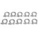 D-Ring Bracket Convenient Chain Bracket Safe for Camping Motorcycles Hiking or Cycling (M5)