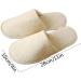 Fiyson 5 Pair Disposable Slippers - Hotel & Travel Slipproof Coral Fleece Closed Toe - Fluffy Beige Slippers for Home & Guests (38 EU) - Buy Online on GoSupps.com