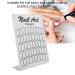 Nail Stand for 50 Cells - Nail Polish Display & Art Sample Color Cards - Transparent & Natural Colors - Buy Online on GoSupps.com