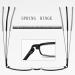 Viseng Slim Mini Metal Reading Glasses - 2 Pairs Lightweight Portable Readers + Case - Black 1.0 Diopters - Buy Online on GoSupps.com