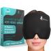 Comfortable Migraine Relief Cap - Migraine Ice Head Wrap With 360 Form Fitting Design - Gel Ice Cap - Natural Hot or Cold Therapy For Headache, Tension, Puffy Eyes, Stress Relief - One Size fits all.