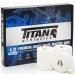 Titan Athletics 12-Pack Premium White Athletic Tape/Sports Tape - 1.5 Inch x 45 Feet - 100% Cotton with Zinc Oxide - Easy Tear Zig Zag Design - No Residue - 12 Pack - Buy Online on GoSupps.com