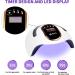 168W UV LED Nail Lamp for Shellac Manicure Gel - 4 Timers, LCD Display - USB Plug - Home Salon DIY Tool - Buy Online on GoSupps.com