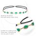 Campsis Festival Gold Crystal Head Chain - Adjustable Boho Gypsy Headpiece for Women and Girls (Green) - Buy Online on GoSupps.com