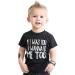 Newborn Boy Girl Short Sleeve Letter Print Loose Blouse T-Shirt | Black | Large - Buy Online on GoSupps.com