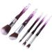 Beifenl Purple Fiber Bright Transparent Crystal Diamond Makeup Brush Blush Foundation Eye Shadow Brush - Buy Online on GoSupps.com