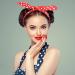 Lusofie Black Red Polka Dot Headband Set - Cute Bow Wire Bandana Headwrap for Women and Girls - Buy Online on GoSupps.com