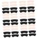 FRCOLOR 24 Pairs Heel Stickers Foot Pad Shoe Inserts Shoe Heel Pad High Heel Pad Black Sticker Soft Heel Pad Liner Non-Slip Pad Heel Protector Foot Cushion Foam Protection Pad Anti Drop 4d