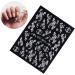 Flower Nail Stickers 5D Lace Engraved Nail Decal Self Adhesive Carving DIY Nail Art 7 Nail ornament Style 7 - Buy Online on GoSupps.com