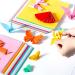 Miduole Origami Paper Pack - 200 Sheets | 20 Colors | Double Sided - 6 Inch Square Easy Fold Paper for Kids & Adults | Ideal for Arts & Crafts Projects - Buy Online on GoSupps.com