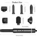 ZCVTBYE 7-in-1 Hair Styling System - High-Speed 110 000 RPM Air Brush Straightener Curling Wand & Volumizer - Black | International Shipping Available - Buy Online on GoSupps.com