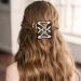Kytpyi Women's 3PCS Double Clip Magic Elastic Beaded Hair Combs - Tree Design - Buy Online on GoSupps.com