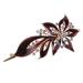 FRCOLOR Banana Hair Clips for Women Metal Hair Barrettes Vintage Rhinestone Hair Barrettes Womens Hair Accessories Crystal Hair Barrettes Beak Clips Red Spring Clip Rhinestones