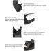 HOHXFYP Back Stretcher Lumbar Traction Device Adjustable Thoracic Back Decompression Harness with Underarm Pad Spinal Back Belt for Multiple Position Stretching (M) Medium Black - Buy Online on GoSupps.com