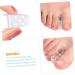 Gel Toe Separator Set - 24 Pcs Nail Art Tools for Toe Alignment and Joint Support | Bunion Care Kit with Splint Spacers for Big, Pinky, and Thumb Toes - Transparent x3pcs 5X5CMx3pcs - Buy Online on GoSupps.com