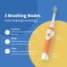 WHITOP ED07 Sonic Electric Toothbrush for Kids - Rechargeable, 3 Modes, Wireless Charging, Smart Timer - Orange - Buy Online on GoSupps.com