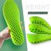 CSCDD Height Increase Insoles - 1/2/3 Cm Invisible Mesh Deodorant & Breathable Cushion Shock Absorption Pads - Green Color (EU43-44 270mm - Buy Online on GoSupps.com