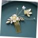 FRCOLOR 6 Sets hair accessories Bride Hair Comb Wedding Bride bridal headpieces for wedding Bride Hair Decor Wedding Hair Pin hair decorations flowers Zinc alloy bridesmaid flower head - Buy Online on GoSupps.com