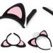 COCIDE Cat Ears Headbands Taylor Party Decorations Headbands for Girls Gabby Dollhouse Party Favors Birthday Supplies for Women Halloween Hair Accessories Hair Hoops Costume (Black+Pink Cat) - Buy Online on GoSupps.com