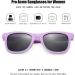 Pro Acme TPEE Polarized Baby Sunglasses - Purple Frame, Grey Lens | Adjustable Strap, Flexible & Durable for 0-24 Months - Buy Online on GoSupps.com