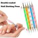 Lanlousy 20 Pieces Nail Art Brushes with 1 Piece Nail Tips Nail Supplies Nail Palette Polish Palette Manicure Design Tools White - Buy Online on GoSupps.com