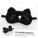 FOMIYES Funny Cat Eye Masks - 3 Pcs Cartoon Sleep Blindfolds for Adults | Panda Design Ideal for Sleep & Travel - Buy Online on GoSupps.com