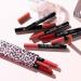 3 PCS Matte Lipstick Set - High Pigment Red Pink Lip Stain | Long Lasting No Fade Lip Pens for Ladies & Girls | Portable Lip Makeup for Festivals - Buy Online on GoSupps.com