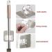 Wall Mounted Mop Holder Command Hooks Broom Gripper - White, Self Adhesive, Reusable Organizer for Kitchen, Bathroom, Garden - 6 Pack - Buy Online on GoSupps.com