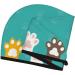 Cute Cat Paw & Dog Microfiber Hair Towel | Super Absorbent Coral Velvet Quick Dry Cap for Long Curly & Thick Hair - Perfect for Women - Buy Online on GoSupps.com