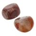 FRCOLOR 2pcs Irregular Agate Stone Crystal Decor Moss Mindfulness Stones Yoga Outfit Fountain Stones Healing Stone Sardonyx Pebble Agate Palm Stones Natural Agate Stone Advanced Handle As Shown 4.00X3.00X1.50CM