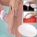 Egg Foot Grinder - Portable Callus Remover for Dead Skin Removal | Durable Manual Pedicure Tool in White - Buy Online on GoSupps.com