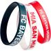 FC Bayern Munich Bracelet Set - 3 Football Fan Accessories in Red White Navy | MIA SAN MIA FCB - Buy Online on GoSupps.com