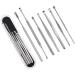 Beaupretty 7pcs Stainless Steel Ear Wax Removal Tool Kit - Effective Ear Cleaner Set for Safe Ear Care & Hygiene - Buy Online on GoSupps.com