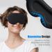 Umisleep Sleep Mask | 3D Contoured Memory Foam Eye Mask for All Light Blockout | Travel Nap Yoga | Unisex Sleep Mask for Men & Women - Buy Online on GoSupps.com