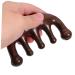 Buy Combined Massage Comb - Wooden Wide Tooth Comb for Curly Hair & Head Massage Tool | Perfect for Women's Hair Care - 10.50x5.00cm Brown - Buy Online on GoSupps.com