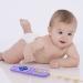 Shop Silicone Bathing Toys for Babies | Remote-Controlled Dental Aid & Soothing Bite Rings (Purple & White) - Buy Online on GoSupps.com