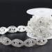 Jerler 1 Yard Crystal 2mm Rhinestone Trim Chain Applique for Sewing Crafts - Elegant DIY Wedding Party Decoration - Buy Online on GoSupps.com