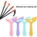Mascara Shield Applicator - Silicone Mascara Shield Stencil | Heart-Shaped Design Eye Makeup Tool for Night Out Party Daily Use Dating Green + Eyelash Brush - Buy Online on GoSupps.com