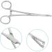Happyyami Reptile Feeding Clip Reptile Supplies Feeding Tools Snake Tong Silver Stainless Steel - Buy Online on GoSupps.com