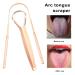 Stainless Steel Tongue Scraper & Cleaner for Fresh Breath | Semicircle Design for Effective Oral Care | Durable Dental Hygiene Tool - Buy Online on GoSupps.com