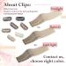 Easyouth Blonde Ombre Clip in Human Hair Extensions - 5Pcs, 70g, 16 Inch, Double Weft Real Hair Clip Ins #18/22/60 (Nordic) - Buy Online on GoSupps.com