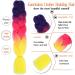 Ombre Braiding Hair Extensions - 6 Pack 24 Inch Pre-Stretched High Temperature Synthetic Hair (C39) | International Shipping - Buy Online on GoSupps.com