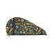 Hair Towel Wrap Hair Drying Towel with Button Towel Turban Head Towel to Dry Hair Quickly (Colorful Hippie)