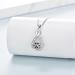 VONALA DOLA PET Ash Necklace - 925 Sterling Silver Memorial Jewelry for Dog & Cat Lovers | Infinity Cross & Paws Gift - Buy Online on GoSupps.com
