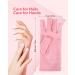 UPF50+ Meto UV Nail Gloves for Gel Nails Pink | Skin Care UV Protection - Buy Online on GoSupps.com