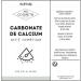 Calcium carbonate - Thickening agent opacifier very mild abrasive - 100% Pure and Natural - MY COSMETIK - 200 g - in kraft bag - Buy Online on GoSupps.com